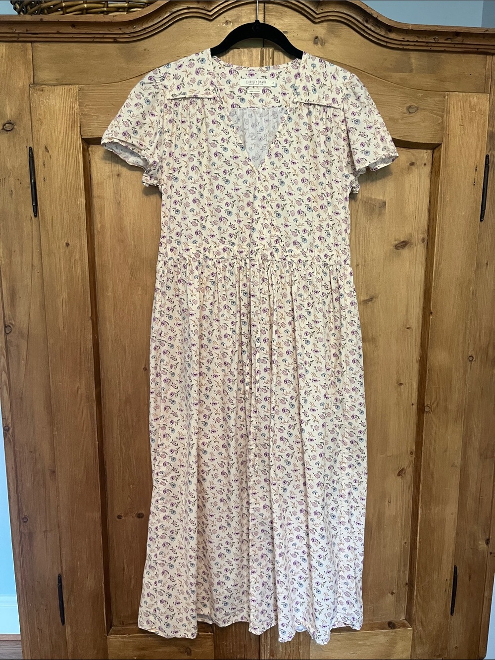 Christy Dawn Oat Straw Cream Dawn Dress